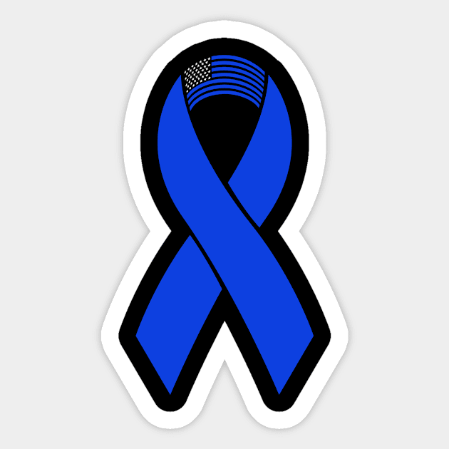 Colon Cancer Awareness Sticker by TheBestHumorApparel